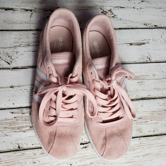 adidas neo comfort footbed pink
